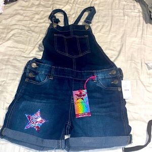 Girls overall shorts